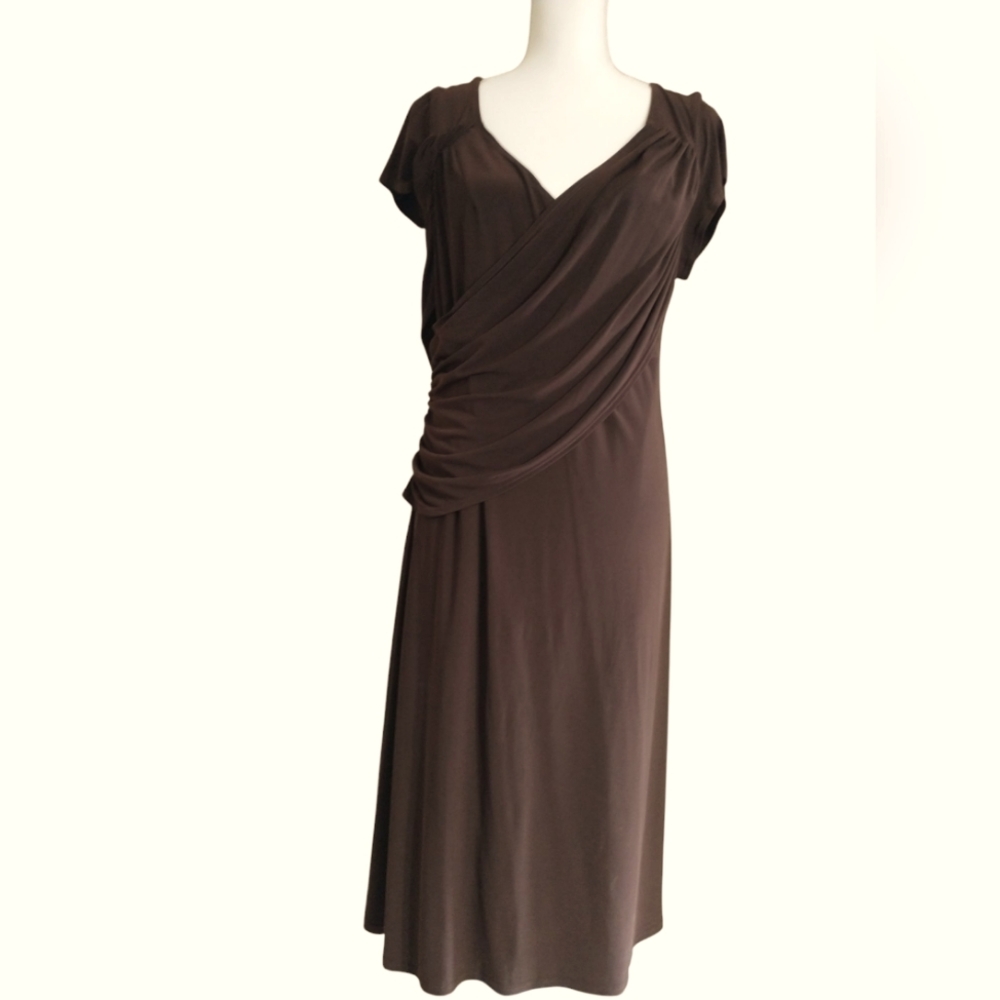 B-Slim Brown Dress